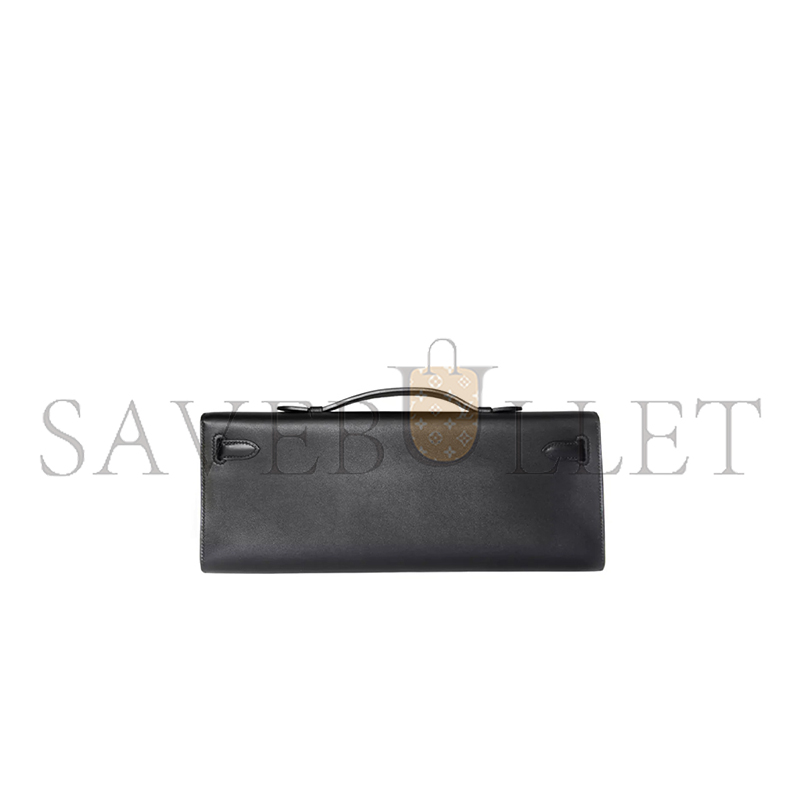 HERMÈS MASTER KELLY CUT POCHETTE SWIFT BLACK (31*13*2.5cm)  
